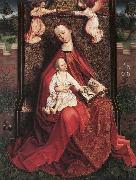 unknow artist Virgin and Child Crowned by Two Angels China oil painting reproduction